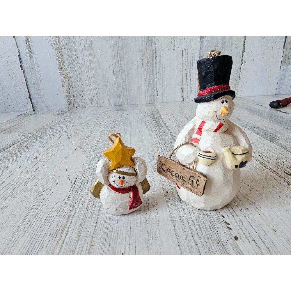 Ew snowman Coco star ornament Xmas tree set‎ larger snowman